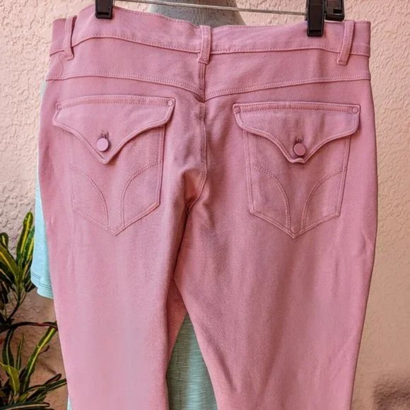 Shinestar pink stretch pants/leggings.   Sz XL - Picture 12 of 13